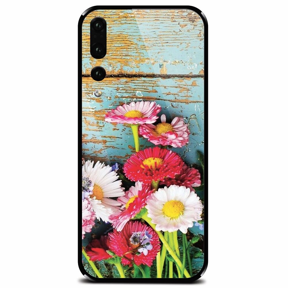 Husa din sticla securizata pentru Huawei P20 Pro, Summer Time