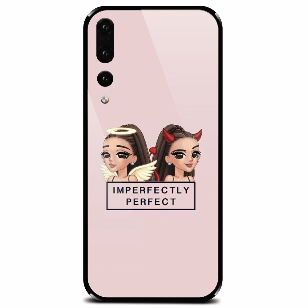 Husa din sticla securizata pentru Huawei P20 Pro, Imperfectly Perfect Pink