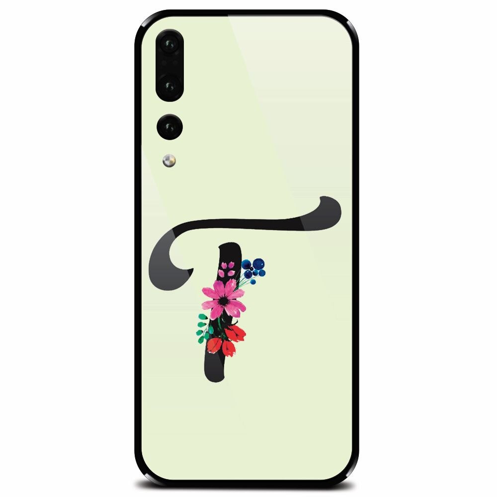 Husa din sticla securizata pentru Huawei P20 Pro, Litera T