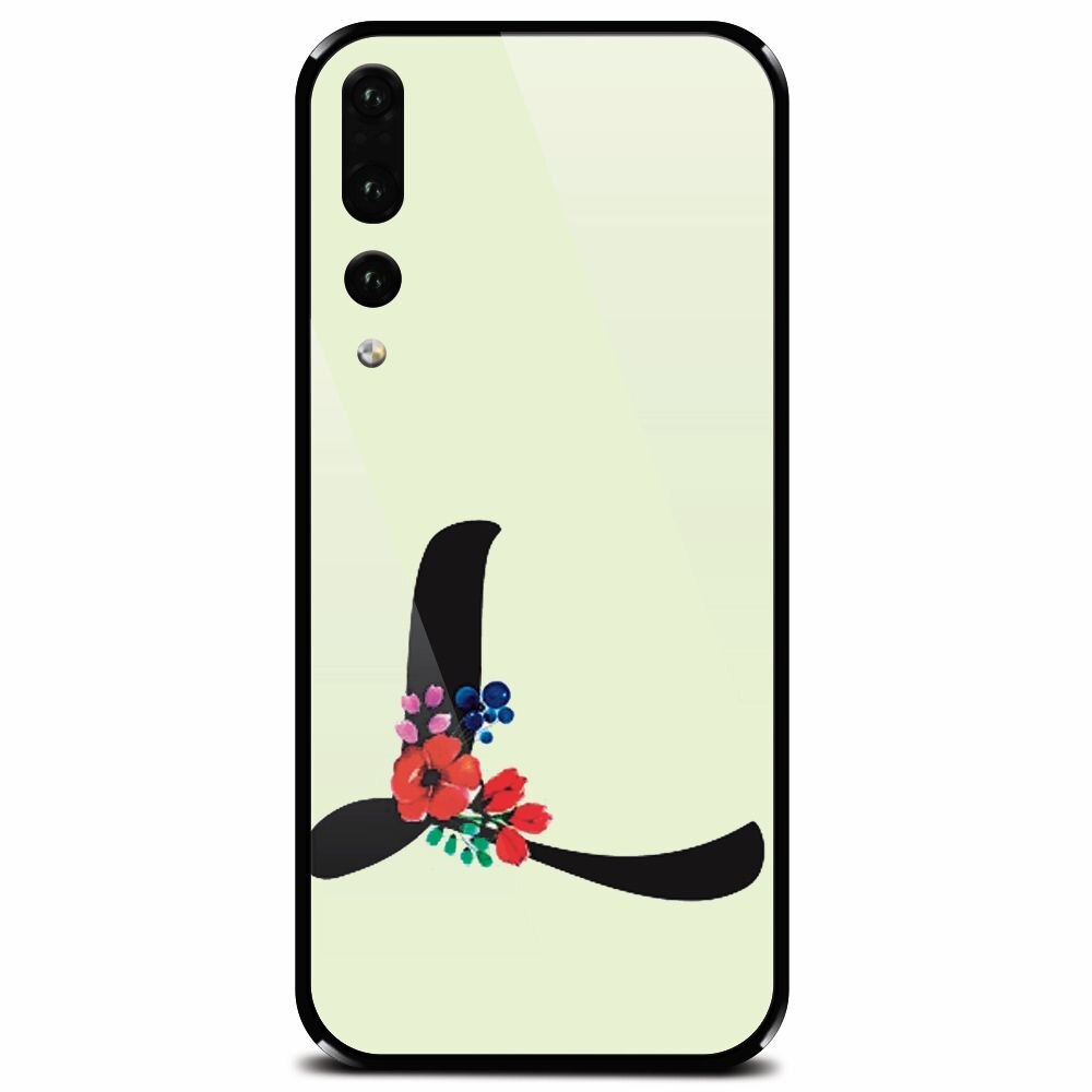 Husa din sticla securizata pentru Huawei P20 Pro, Litera L