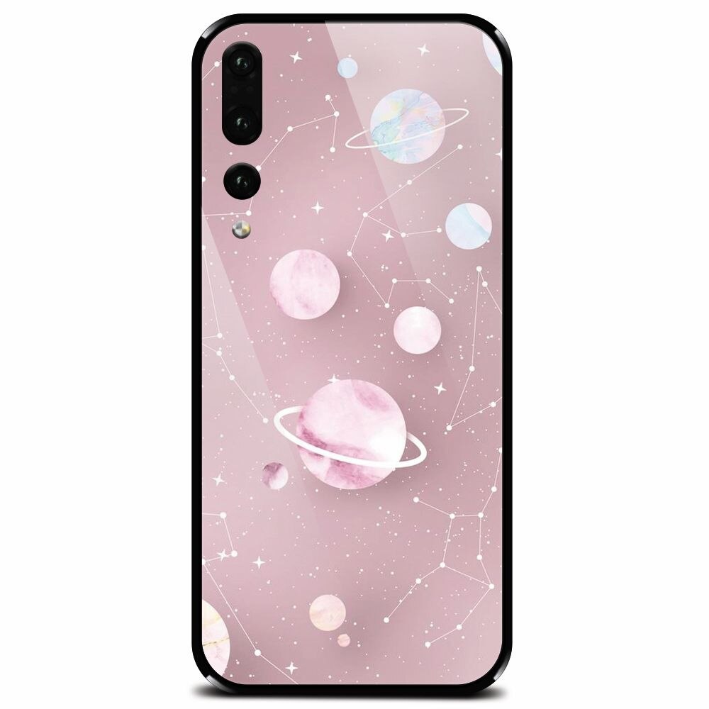 Husa din sticla securizata pentru Huawei P20 Pro, Zodiac