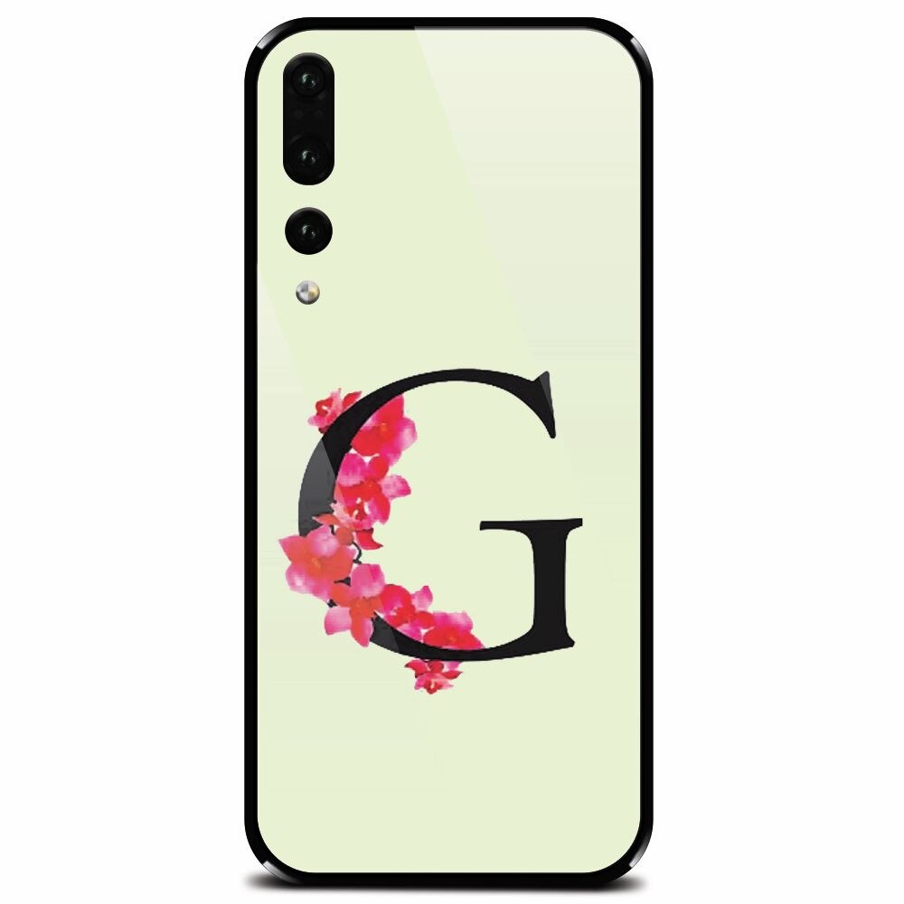 Husa din sticla securizata pentru Huawei P20 Pro, Litera G