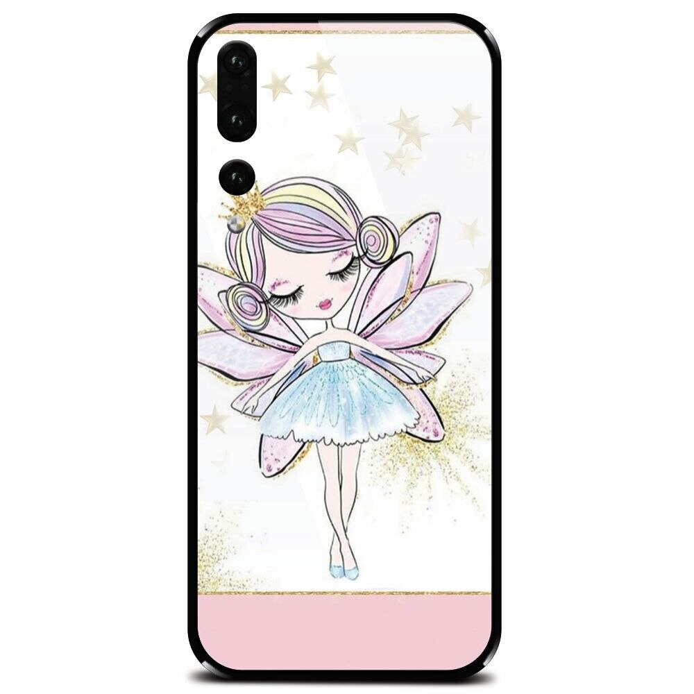 Husa din sticla securizata pentru Huawei P20 Pro, Fairy Girl