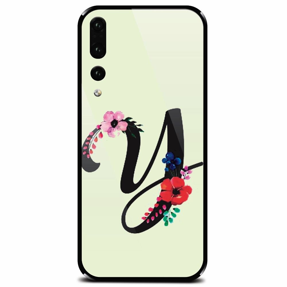 Husa din sticla securizata pentru Huawei P20 Pro, Litera Y