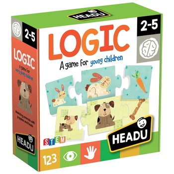 Puzzle Headu S.T.E.M. - Logic, 36 piese, 12 ipostaze Puzzle Headu S.T.E.M. - Logic, 36 piese, 12 ipostaze