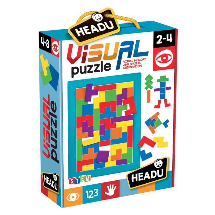 Puzzle Headu S.T.E.M. - Visual puzzle, 160 piese