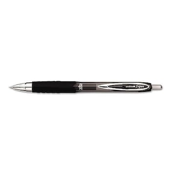 Pix cu gel si mecanism Uniball Signo UM 207, scriere de 0.7 mm, negru