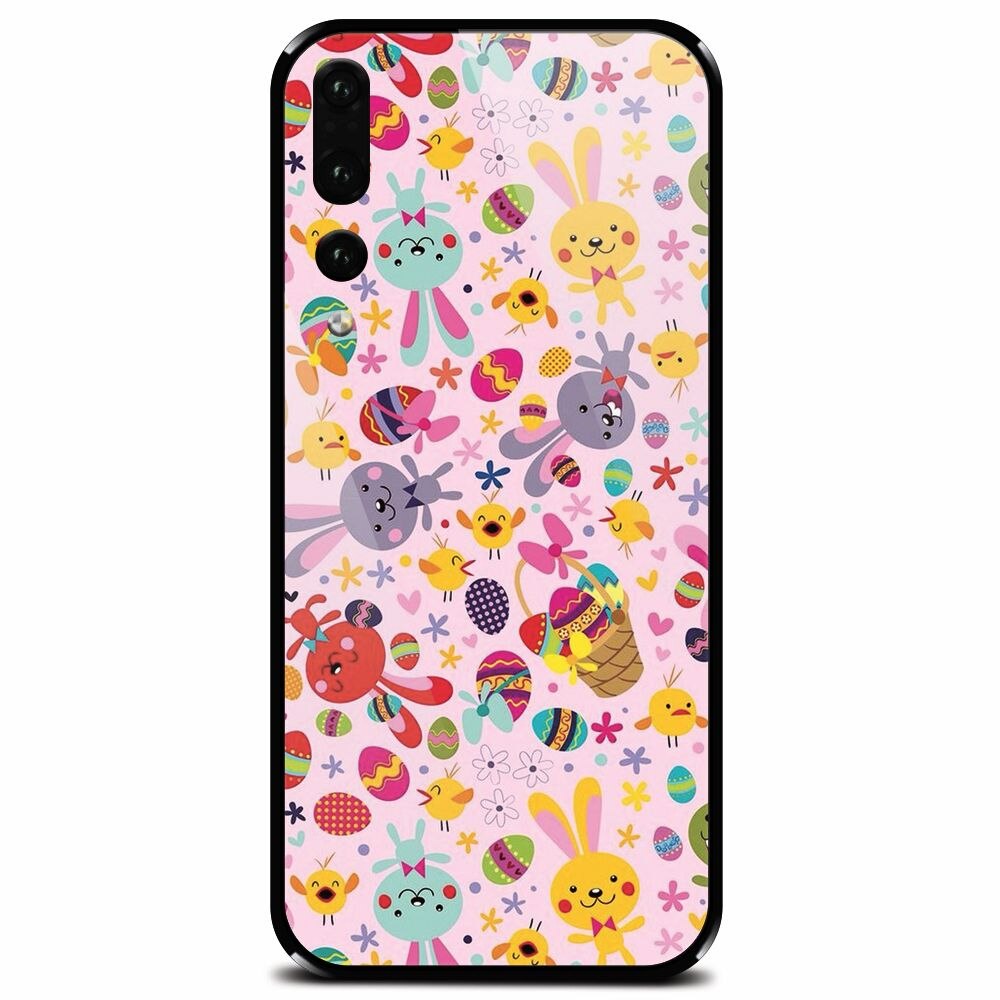 Husa din sticla securizata pentru Huawei P20 Pro, Fun Easter Egg