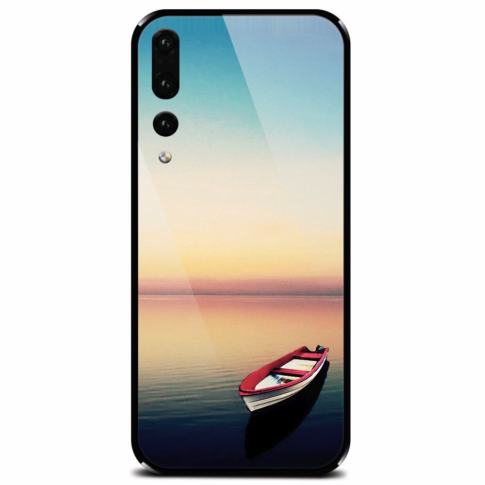 Husa din sticla securizata pentru Huawei P20 Pro, Abstract 105