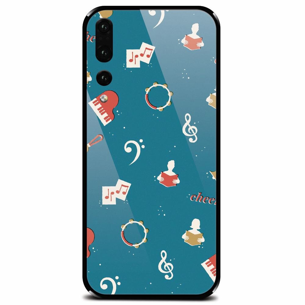 Husa din sticla securizata pentru Huawei P20 Pro, Alfred Music
