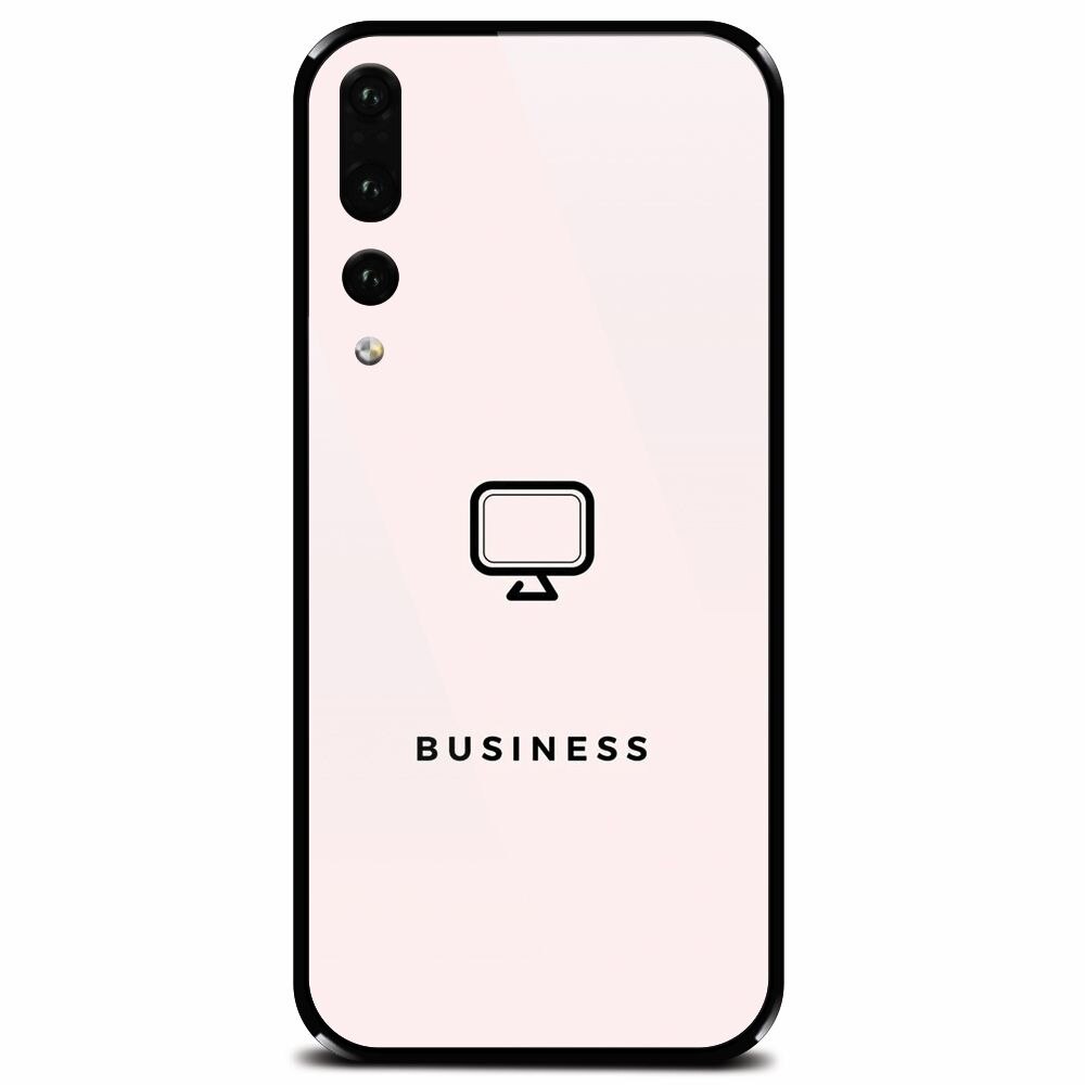 Husa din sticla securizata pentru Huawei P20 Pro, Business