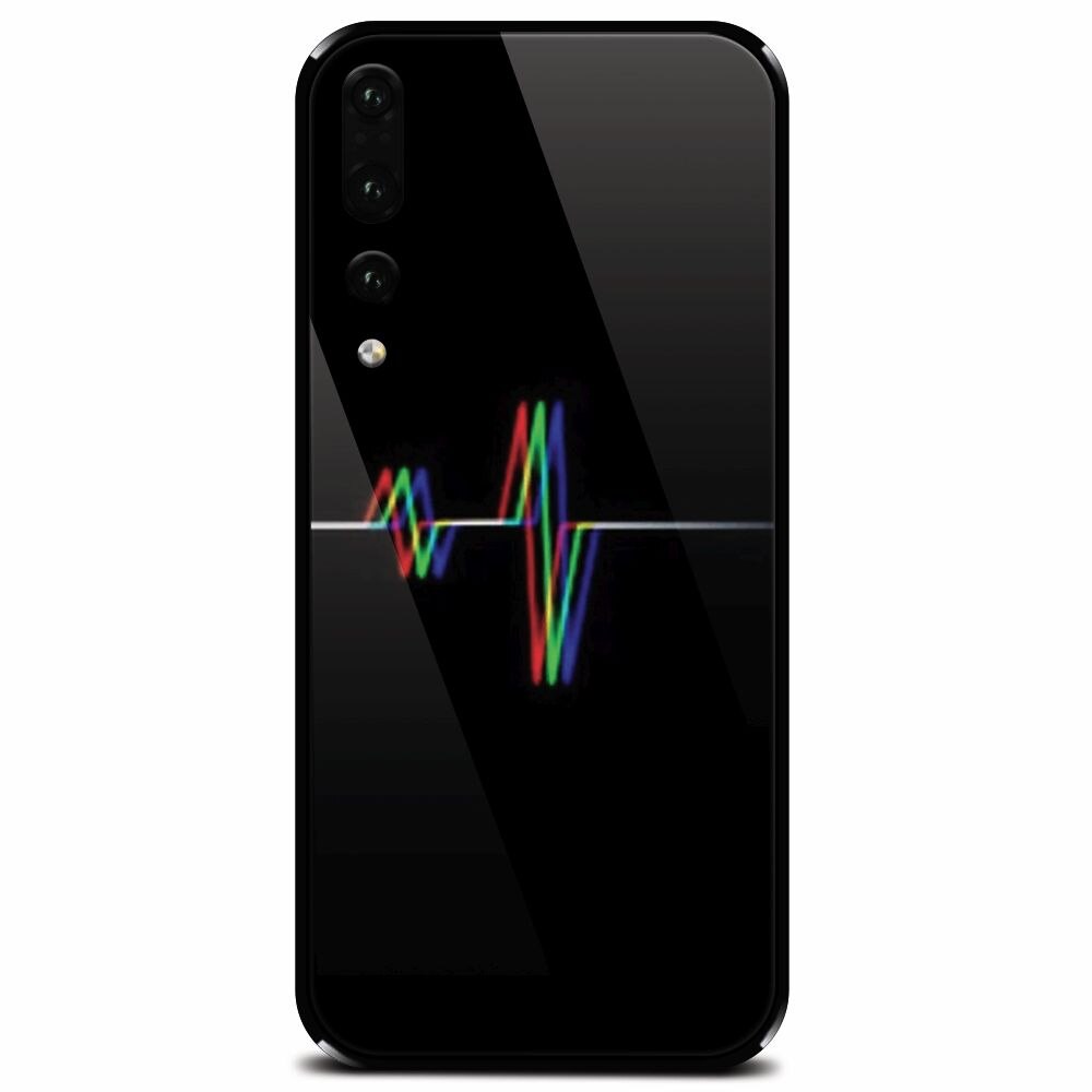Husa din sticla securizata pentru Huawei P20 Pro, Electro Beat