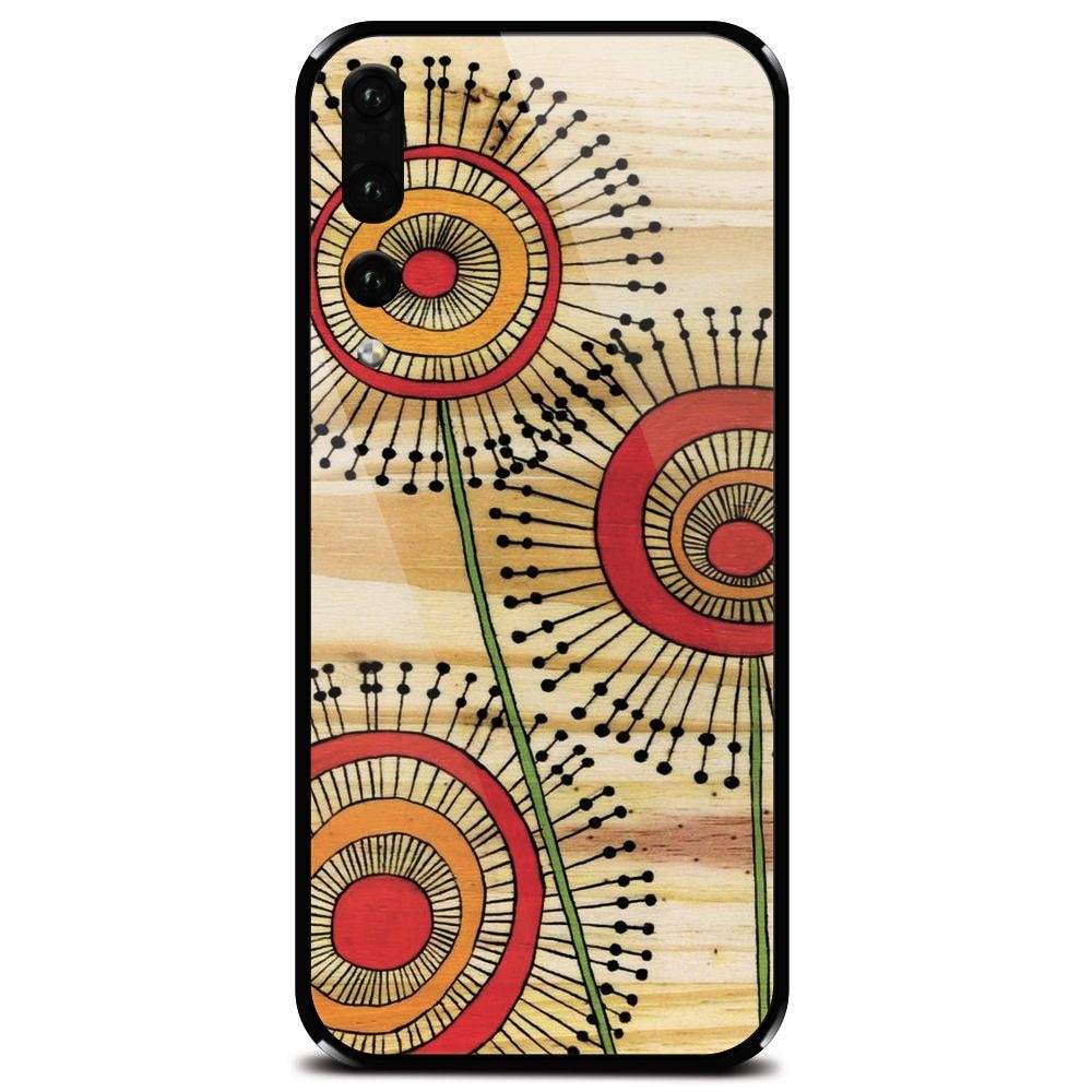 Husa din sticla securizata pentru Huawei P20 Pro, Dandelions