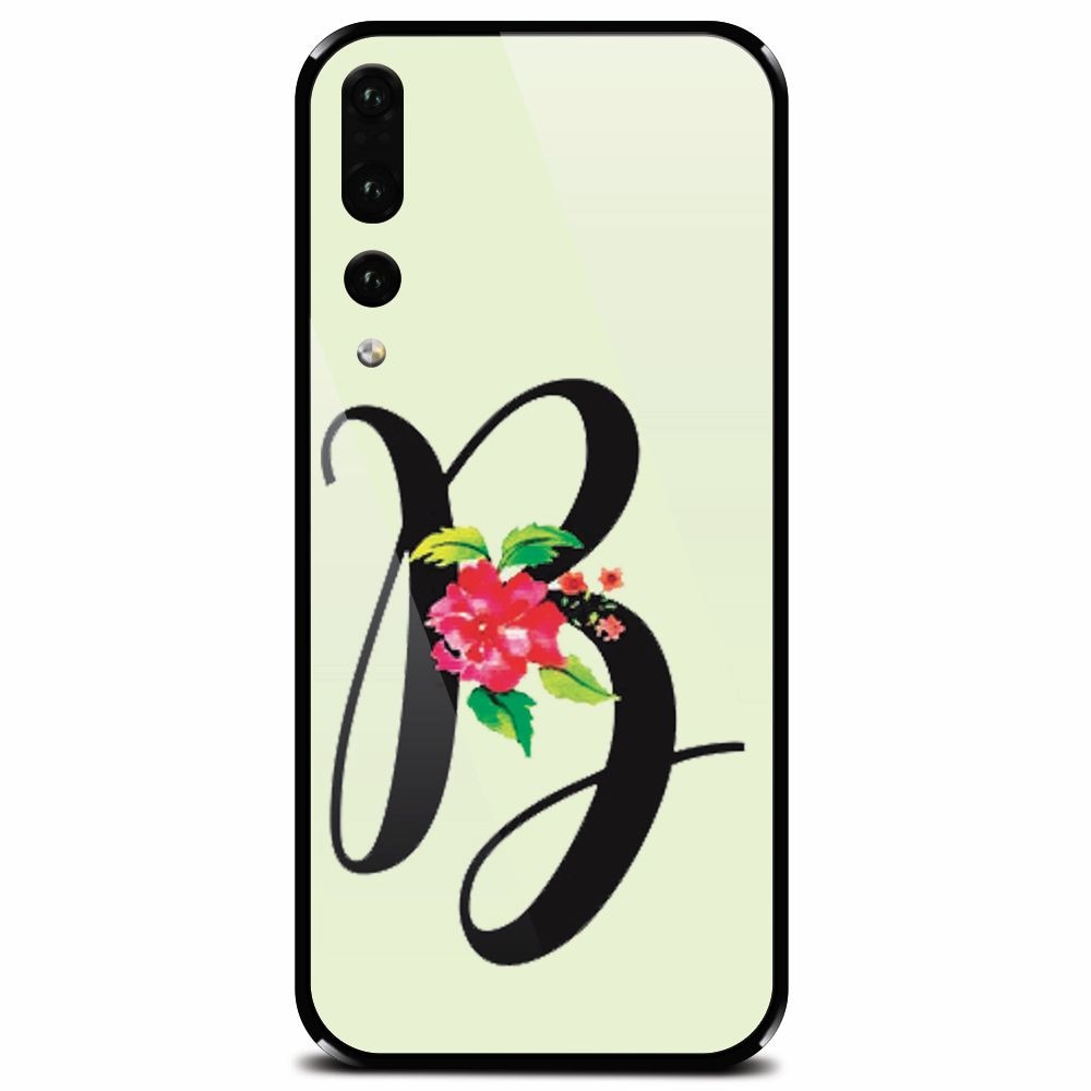 Husa din sticla securizata pentru Huawei P20 Pro, Litera B