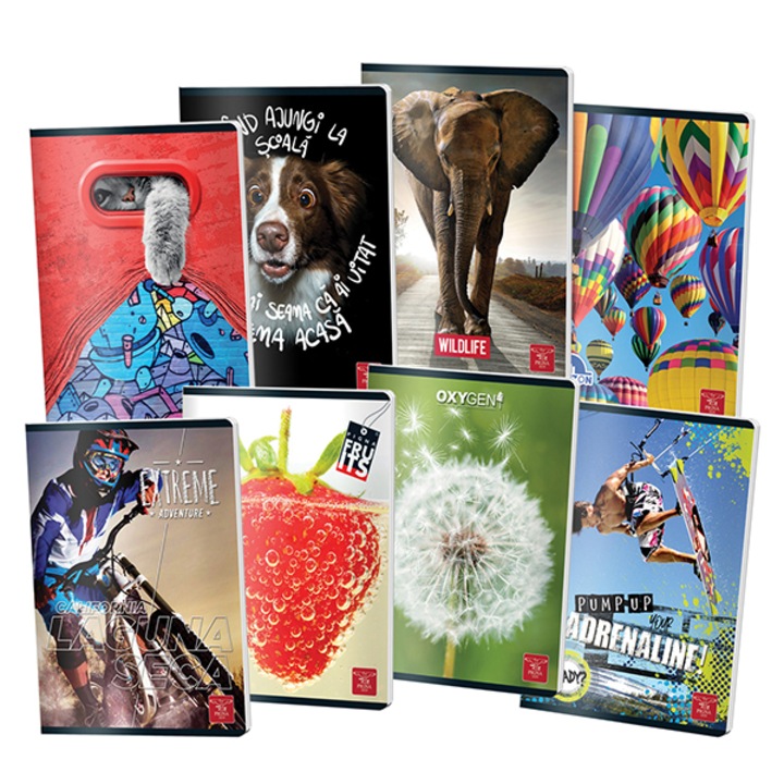 Set 5 caiete Clasic A5, 60 file, matematica