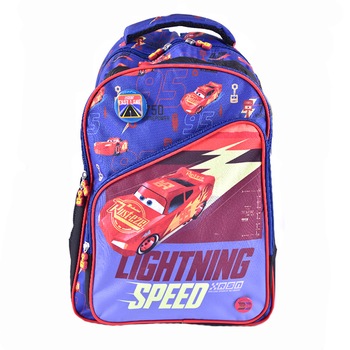 Ghiozdan Disney Cars clasa 1-4, Bleu Ghiozdan Disney Cars clasa 1-4, Bleu