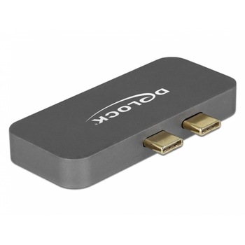 Mini docking station pentru Macbook 2 x Thunderbolt 3/USB-C la 1 x HDMI, 1 x USB-A, 1 x USB-C 5K, Delock 87739 Mini docking station pentru Macbook 2 x Thunderbolt 3/USB-C la 1 x HDMI, 1 x USB-A, 1 x USB-C 5K, Delock 87739