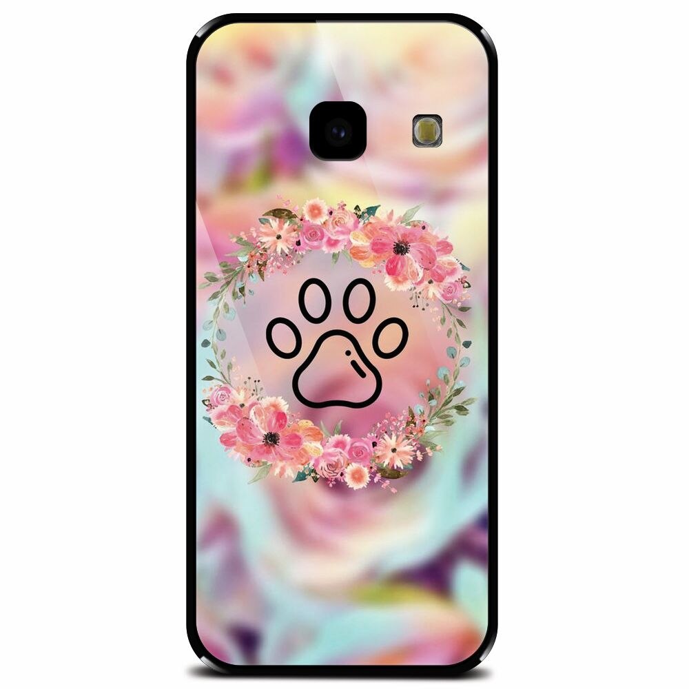 Husa din sticla securizata pentru Samsung Galaxy J4 Plus, Animal Love