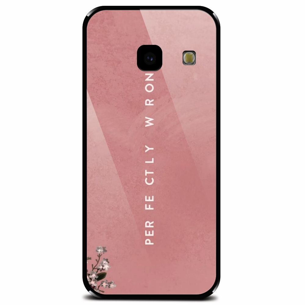 Husa din sticla securizata pentru Samsung Galaxy J4 Plus, Perfectly Wrong