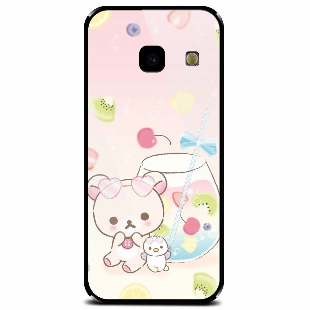 Husa din sticla securizata pentru Samsung Galaxy J4 Plus, Tiny And Cute