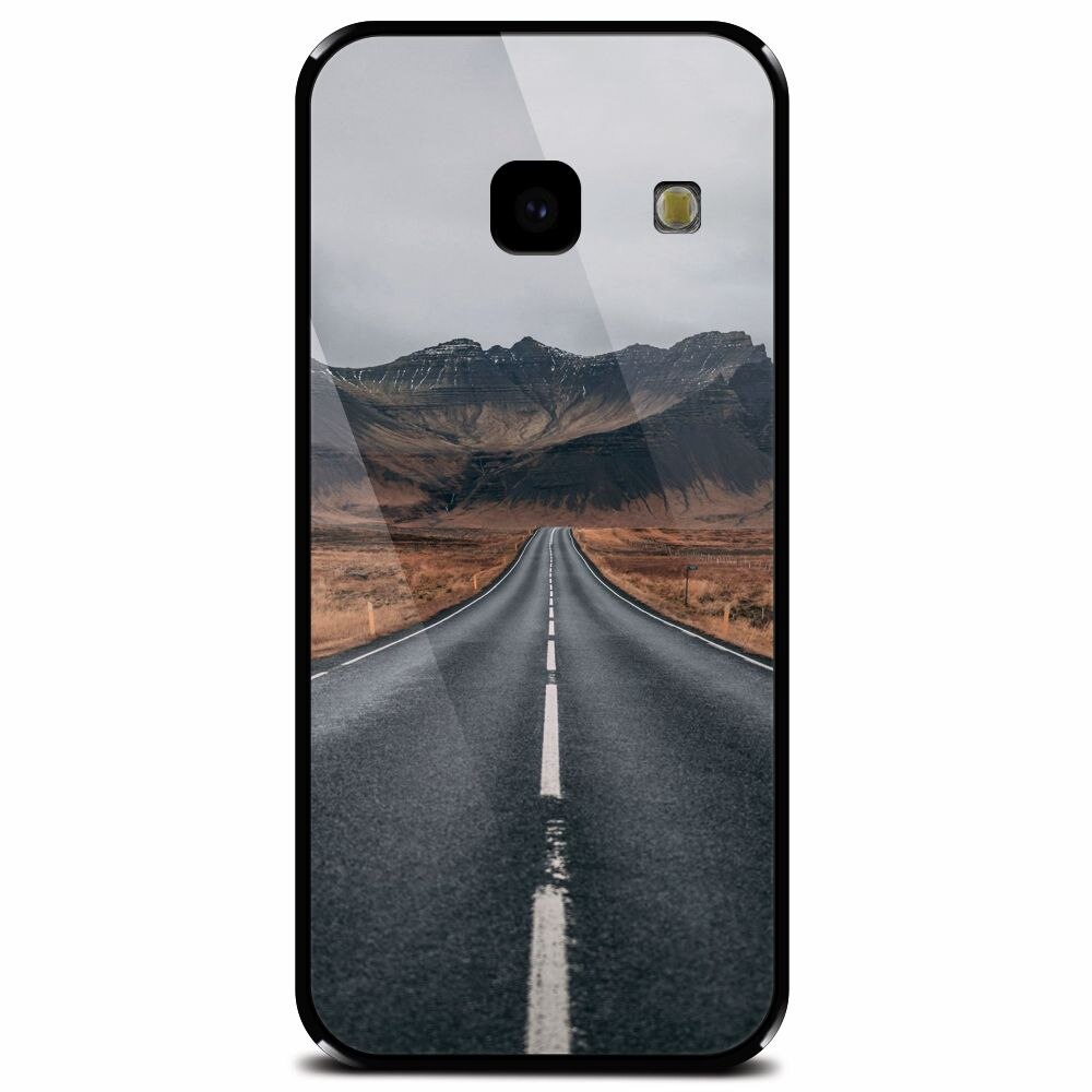 Husa din sticla securizata pentru Samsung Galaxy J4 Plus, Adventure