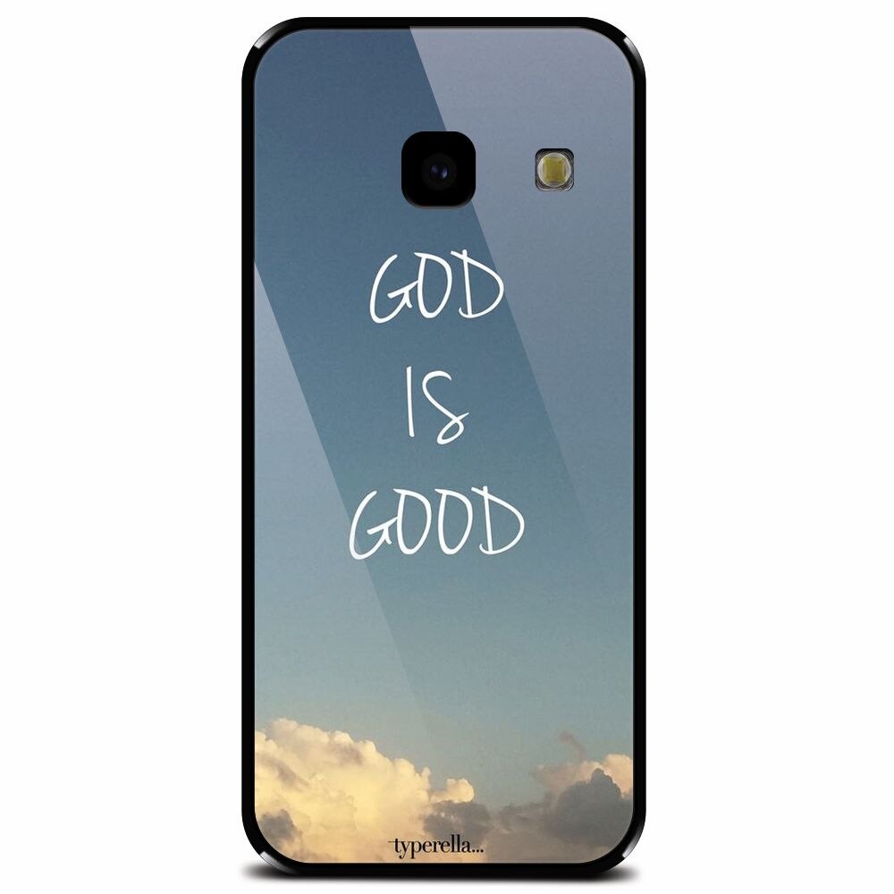 Husa din sticla securizata pentru Samsung Galaxy J4 Plus, Good Is Good