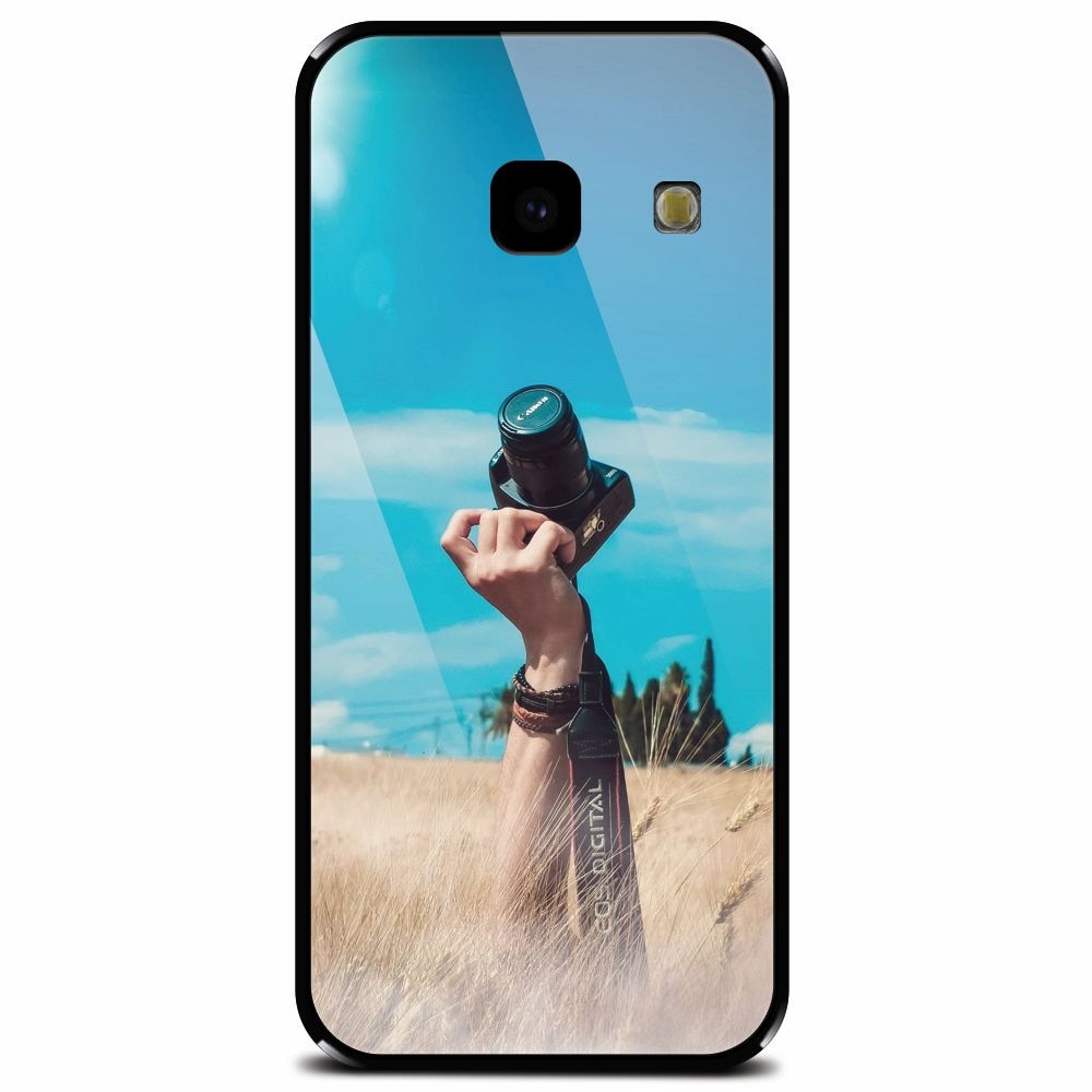 Husa din sticla securizata pentru Samsung Galaxy J4 Plus, Camera