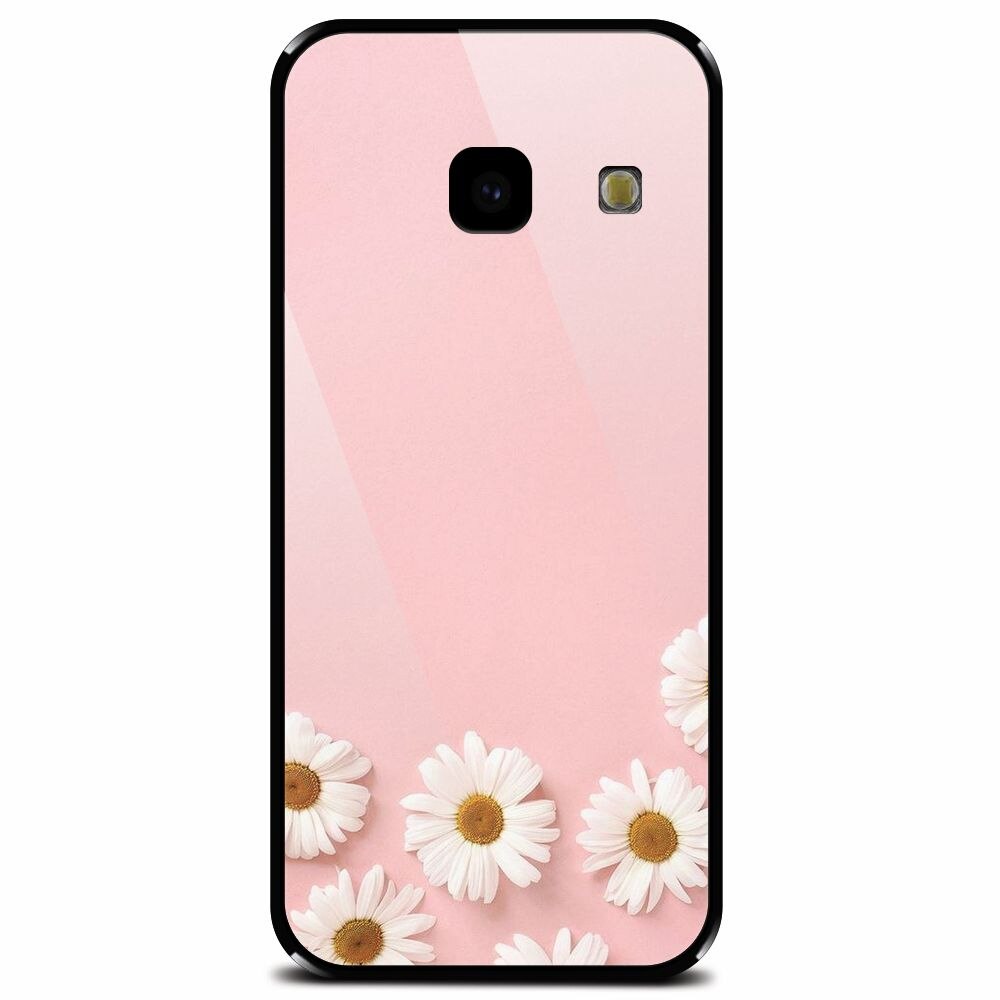 Husa din sticla securizata pentru Samsung Galaxy J4 Plus, Pink 101