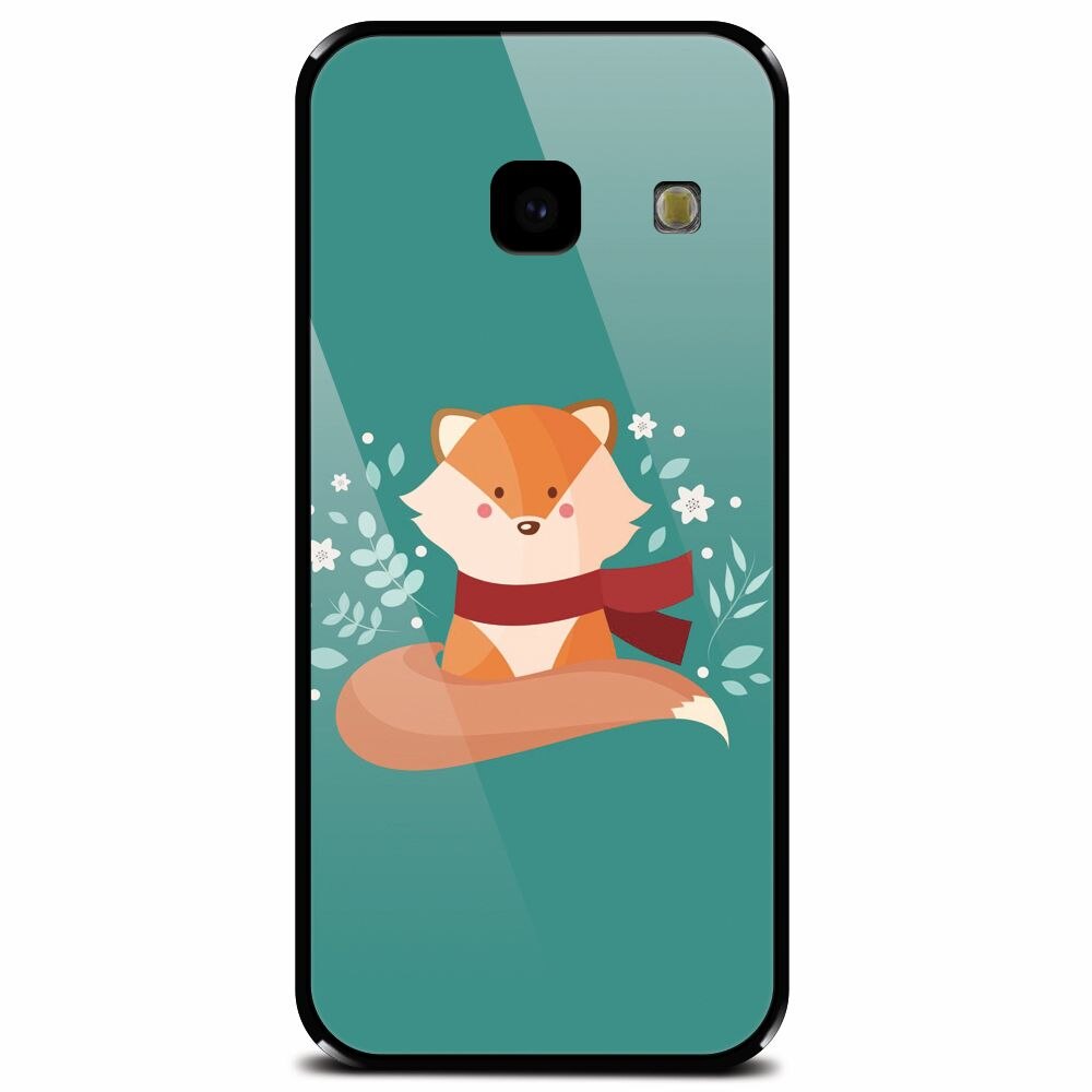 Husa din sticla securizata pentru Samsung Galaxy J4 Plus, Winter Fox
