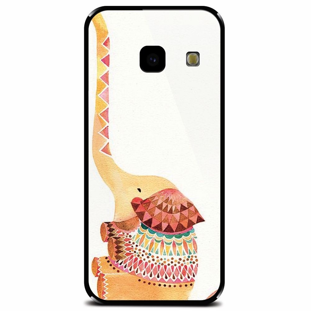 Husa din sticla securizata pentru Samsung Galaxy J4 Plus, Elephant