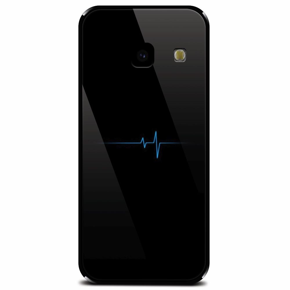 Husa din sticla securizata pentru Samsung Galaxy J4 Plus, Heartbeat