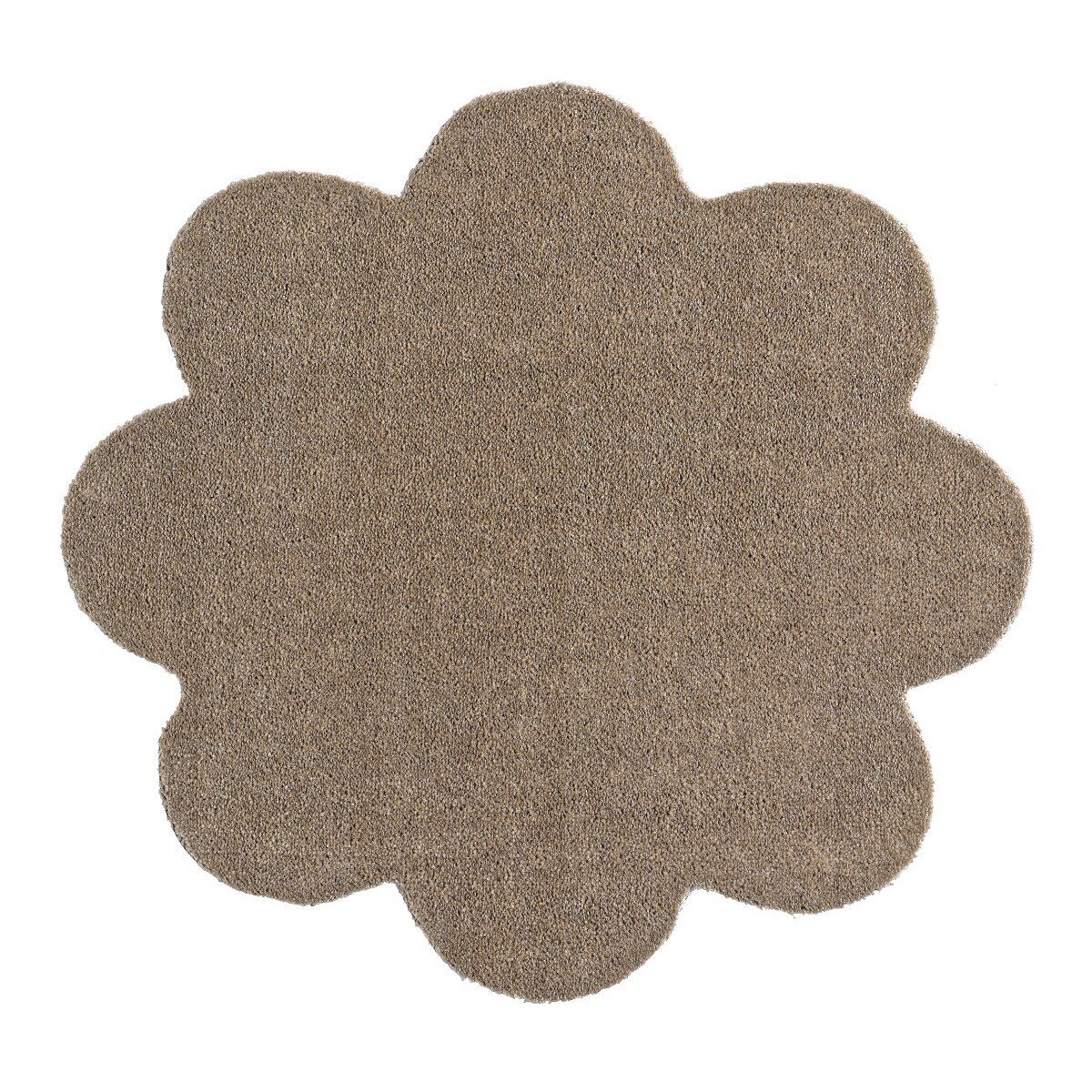 Covoras Intrare Soft & Clean, Floare, Maro 67x67, S-472326