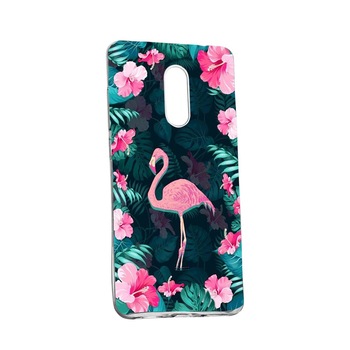 Husa de protectie Flamingo, Floral pentru LG K8 2018, rezistenta la uzura, anti-alunecare, din silicon Premium, 247 Husa de protectie Flamingo, Floral pentru LG K8 2018, rezistenta la uzura, anti-alunecare, din silicon Premium, 247