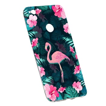 Husa de protectie Flamingo, Floral pentru Huawei P9 Lite 2017/P8, rezistenta la uzura, anti-alunecare, din silicon Premium, 247 Husa de protectie Flamingo, Floral pentru Huawei P9 Lite 2017/P8, rezistenta la uzura, anti-alunecare, din silicon Premium, 247