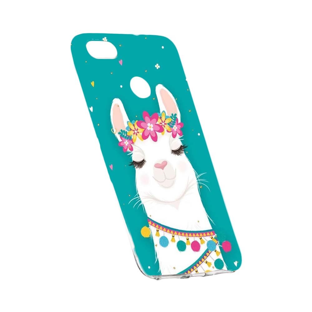 Husa de protectie Lovely Lama pentru HTC Desire 12 Plus, rezistenta la uzura, anti-alunecare, din silicon Premium, 248