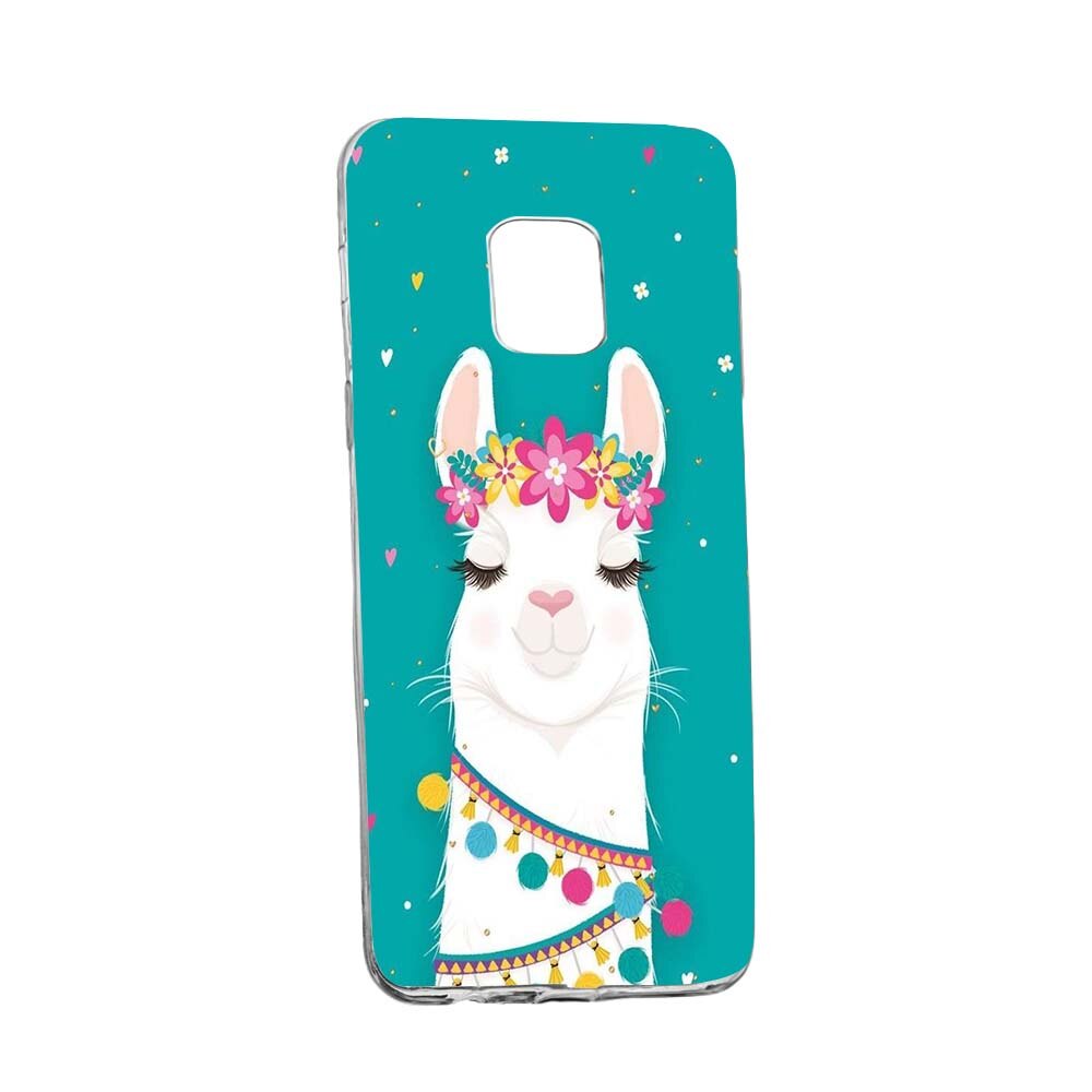 Husa de protectie Lovely Lama pentru Huawei Mate 20 Pro, rezistenta la uzura, anti-alunecare, din silicon Premium, 248