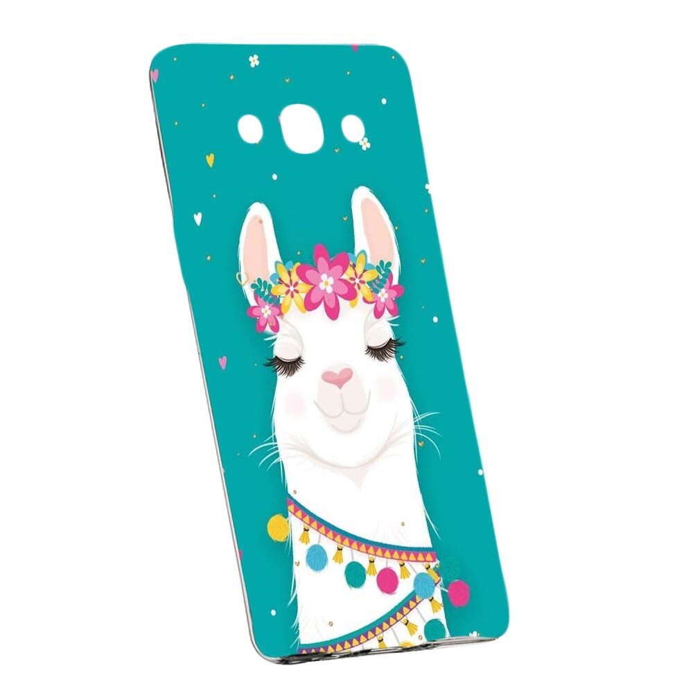 Husa de protectie Lovely Lama pentru Samsung Galaxy J5 2016, rezistenta la uzura, anti-alunecare, din silicon Premium, 248