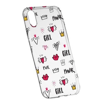 Husa de protectie Girl Power pentru Xiaomi Mi A2 / Mi 6X, rezistenta la uzura, anti-alunecare, din silicon Premium, 249 Husa de protectie Girl Power pentru Xiaomi Mi A2 / Mi 6X, rezistenta la uzura, anti-alunecare, din silicon Premium, 249