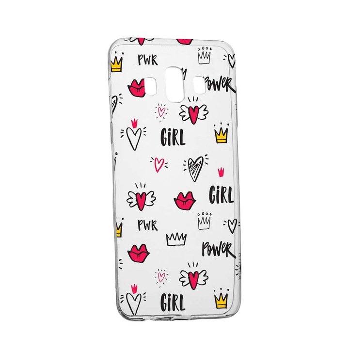 Husa de protectie Girl Power pentru Samsung Galaxy J6 Plus 2018, rezistenta la uzura, anti-alunecare, din silicon Premium, 249