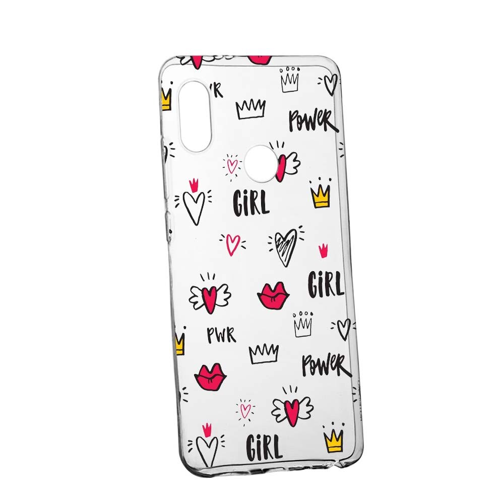Husa de protectie Girl Power pentru Huawei Honor Play, rezistenta la uzura, anti-alunecare, din silicon Premium, 249