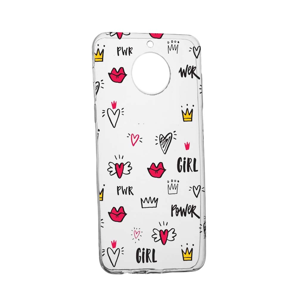 Husa de protectie Girl Power pentru Motorola Moto G6 PLAY, rezistenta la uzura, anti-alunecare, din silicon Premium, 249