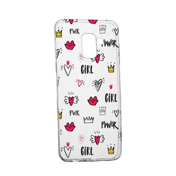 Husa de protectie Girl Power pentru Samsung Galaxy A8 2018 Plus, rezistenta la uzura, anti-alunecare, din silicon Premium, 249 Husa de protectie Girl Power pentru Samsung Galaxy A8 2018 Plus, rezistenta la uzura, anti-alunecare, din silicon Premium, 249
