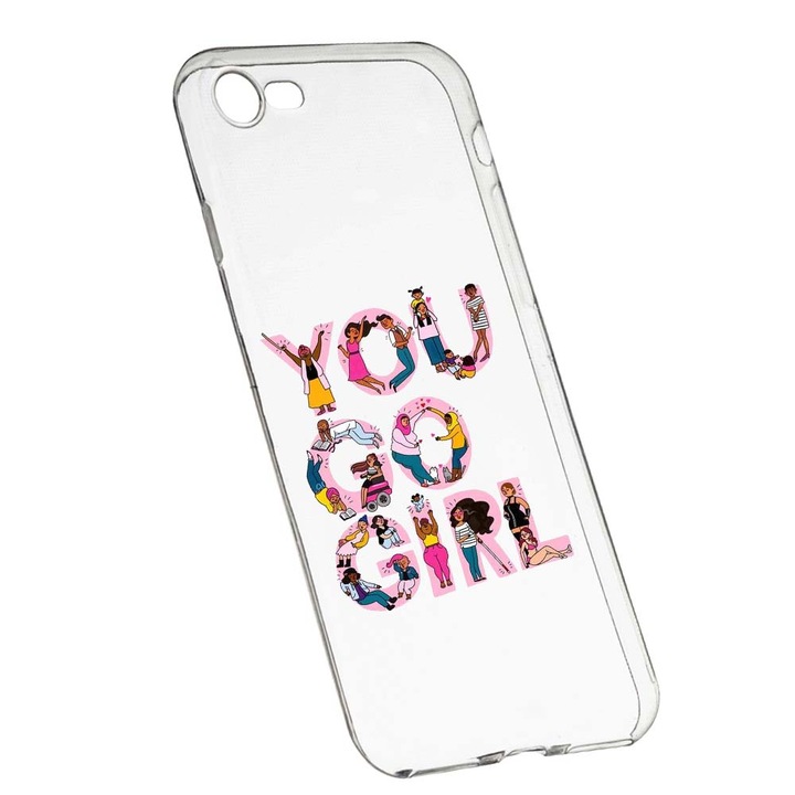 Защитен калъф Girl Power за Xiaomi Redmi Note 5A/Y1 Lite, устойчив на износване, противоплъзгащ, първокласен силикон 250