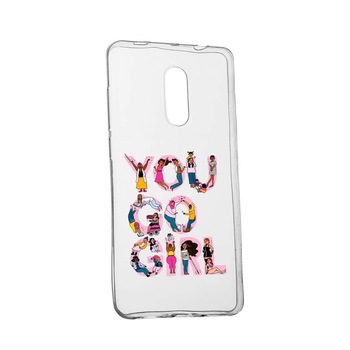 Husa de protectie Girl Power pentru LG Q7, rezistenta la uzura, anti-alunecare, din silicon Premium, 250 Husa de protectie Girl Power pentru LG Q7, rezistenta la uzura, anti-alunecare, din silicon Premium, 250