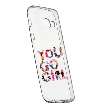 Husa de protectie Girl Power pentru Samsung Galaxy A5 2017, rezistenta la uzura, anti-alunecare, din silicon Premium, 250 Husa de protectie Girl Power pentru Samsung Galaxy A5 2017, rezistenta la uzura, anti-alunecare, din silicon Premium, 250