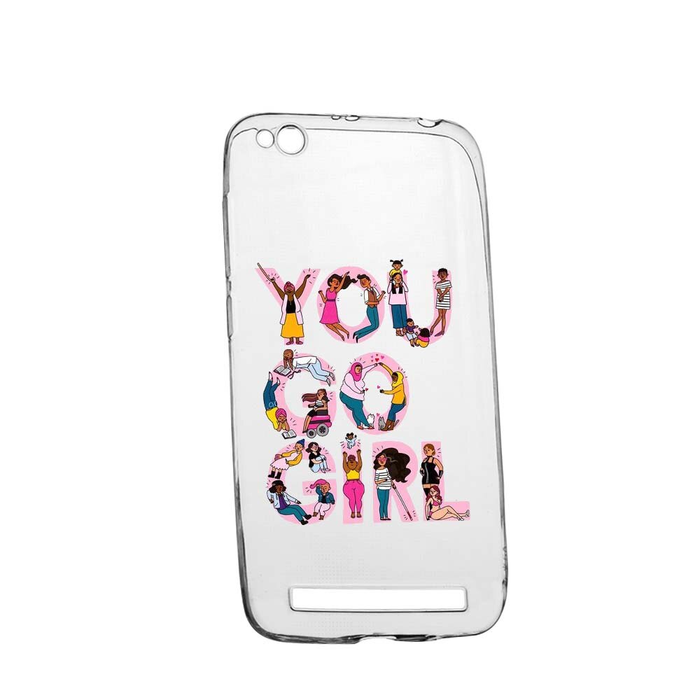 Husa de protectie Girl Power pentru Xiaomi Redmi 4A, rezistenta la uzura, anti-alunecare, din silicon Premium, 250