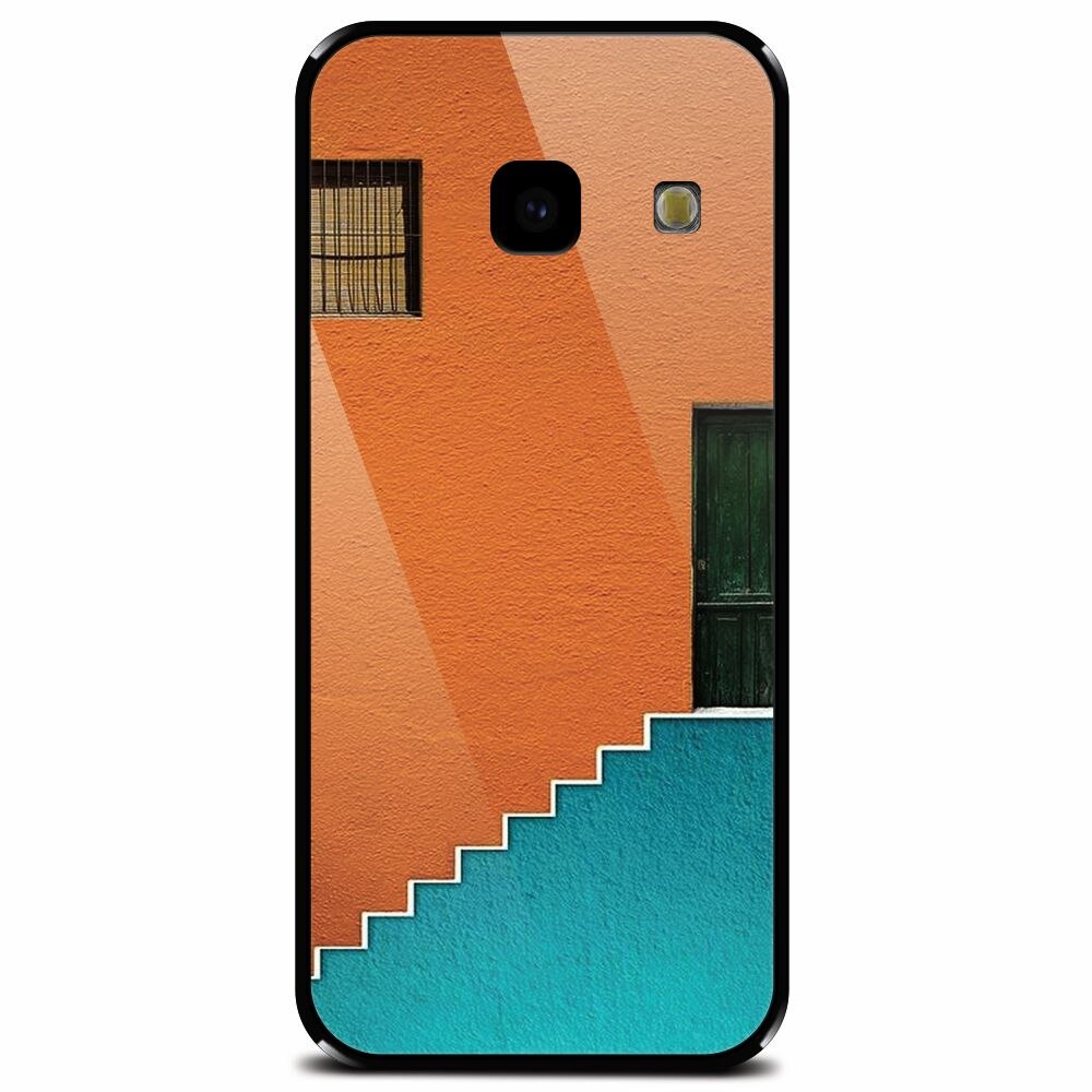 Husa din sticla securizata pentru Samsung Galaxy J4 Plus, Stairs