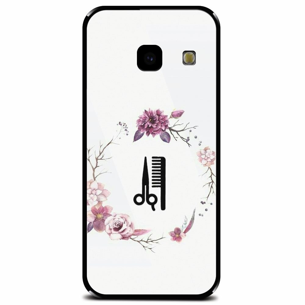 Husa din sticla securizata pentru Samsung Galaxy J4 Plus, Icon Barber