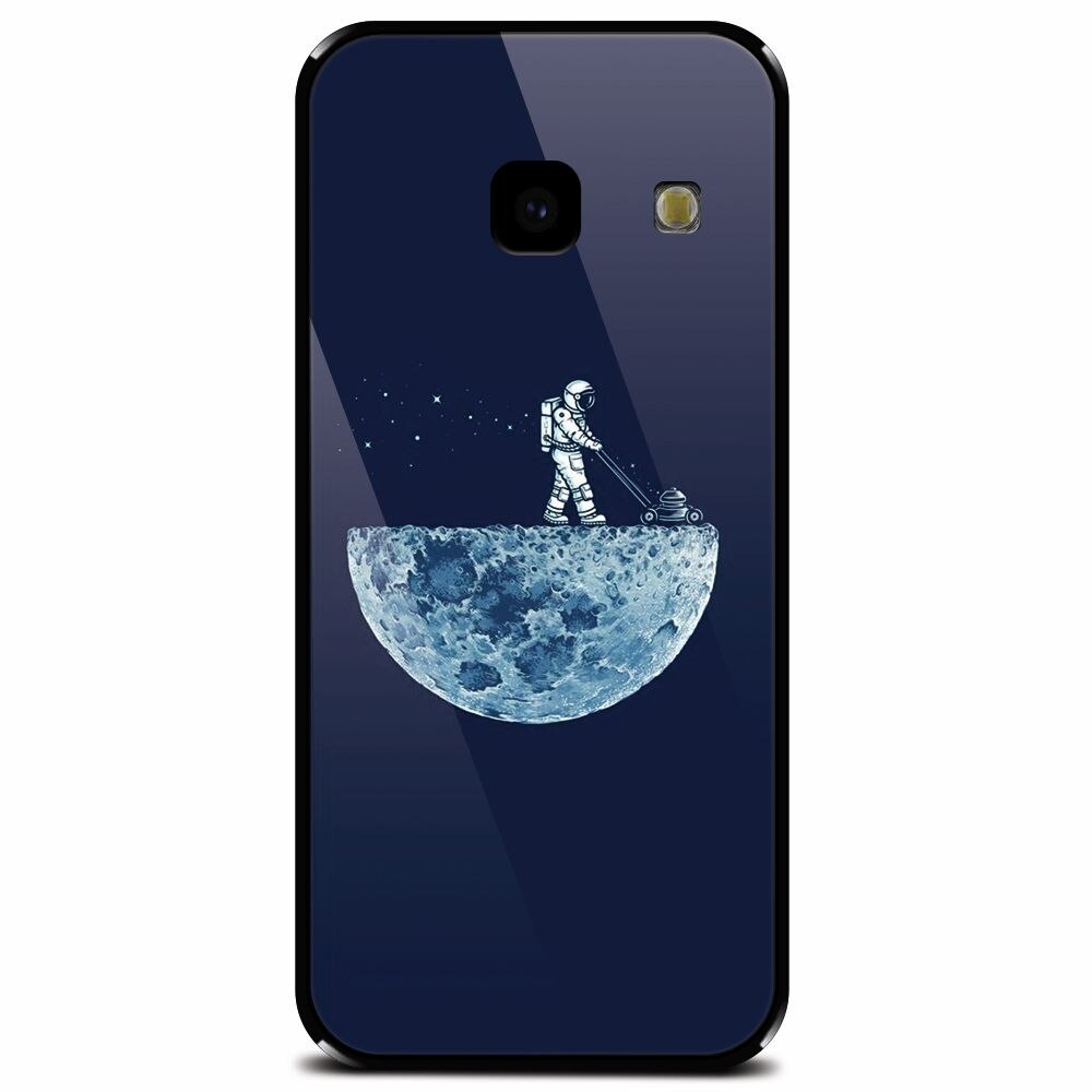Husa din sticla securizata pentru Samsung Galaxy J4 Plus, Astronaut 101
