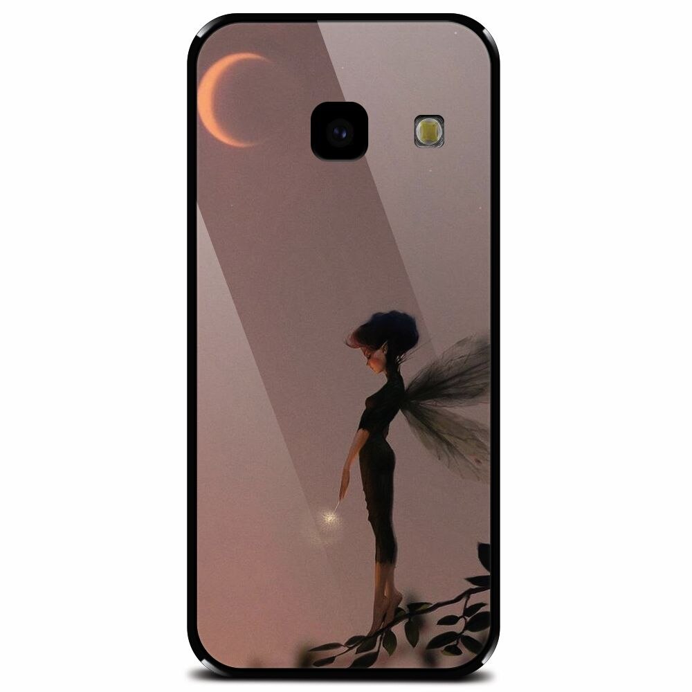 Husa din sticla securizata pentru Samsung Galaxy J4 Plus, Fairy 102